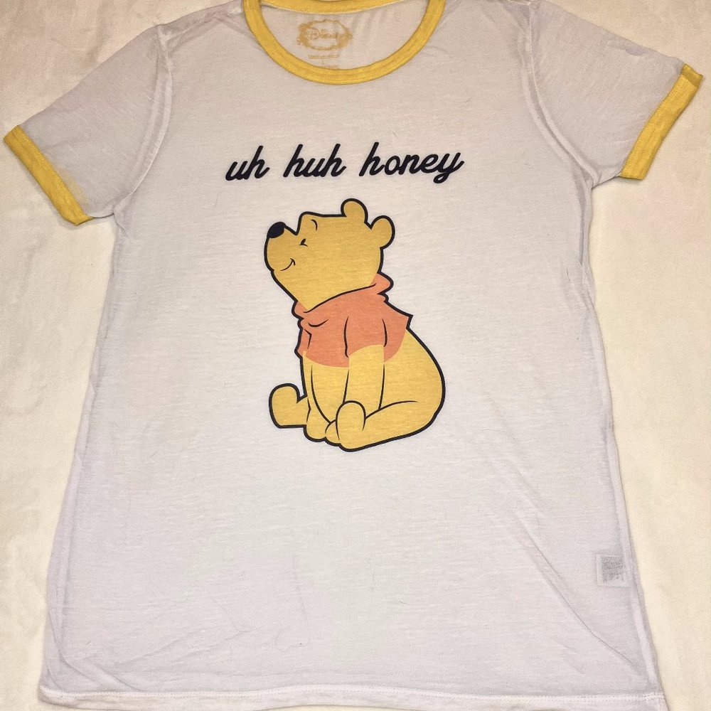 Sheer Winnie the Pooh Slogan Tee